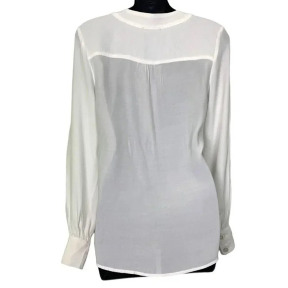 Reitmans Long Sleeve  White Blouse - Picture 4 of 8